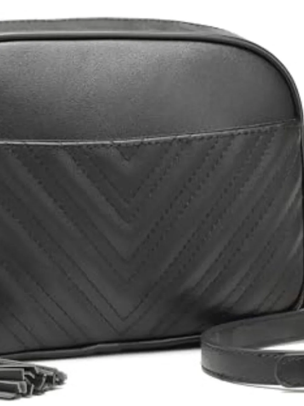 Quilted Faux Leather Crossbody Bag with Chain Strap Small Purse